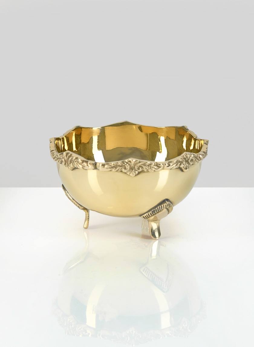 4in Brass Polished Bowl
