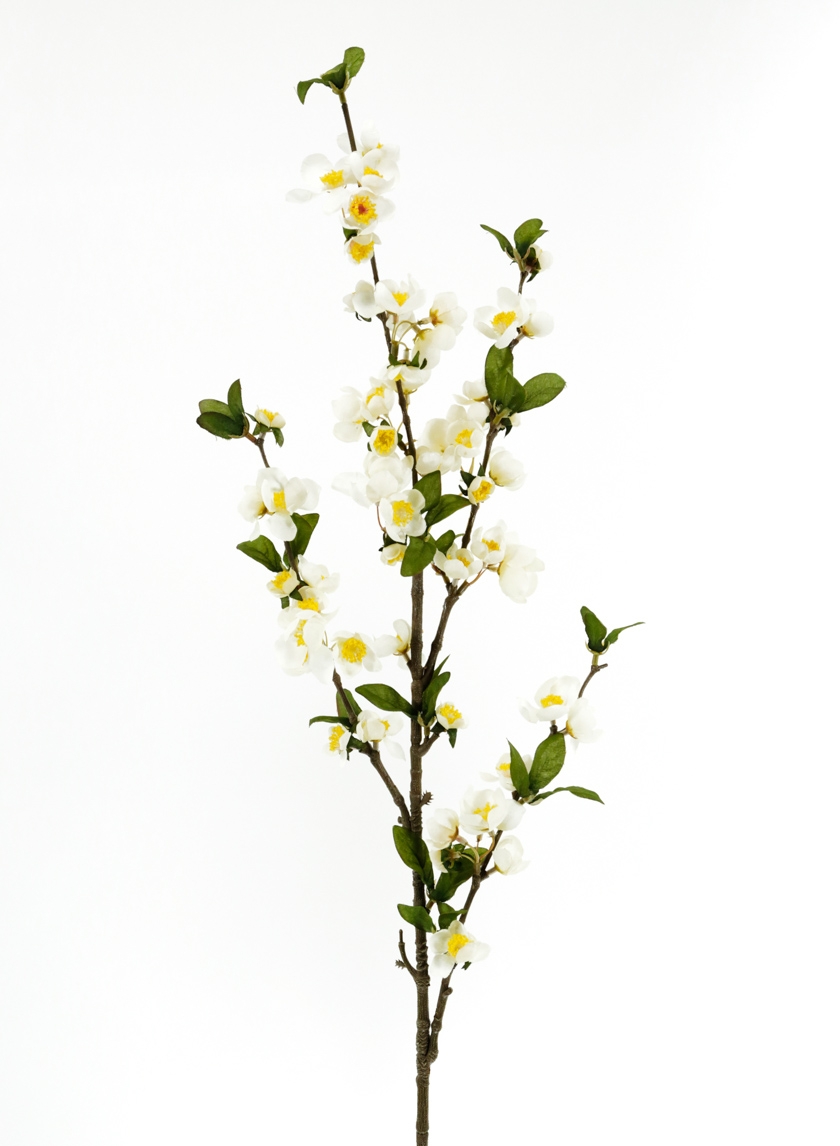 39in Cream Apple Blossom Branch