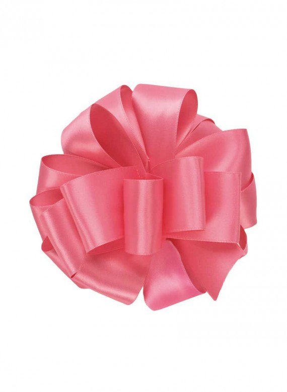 5/8in & 1 1/2in Hot Pink Double Face Satin Ribbon
