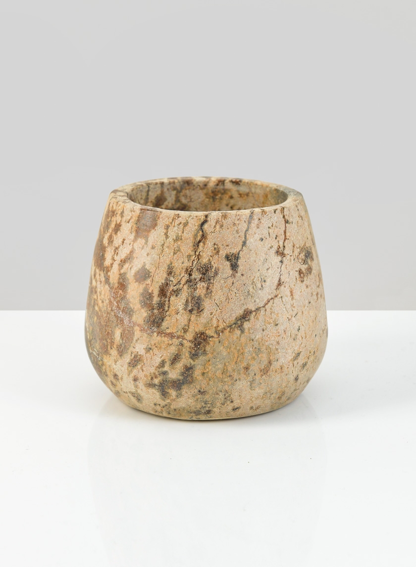 3in Jaipur Forest Brown Marble Bowl
