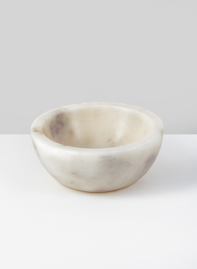 5in Agra White Marble Bowl