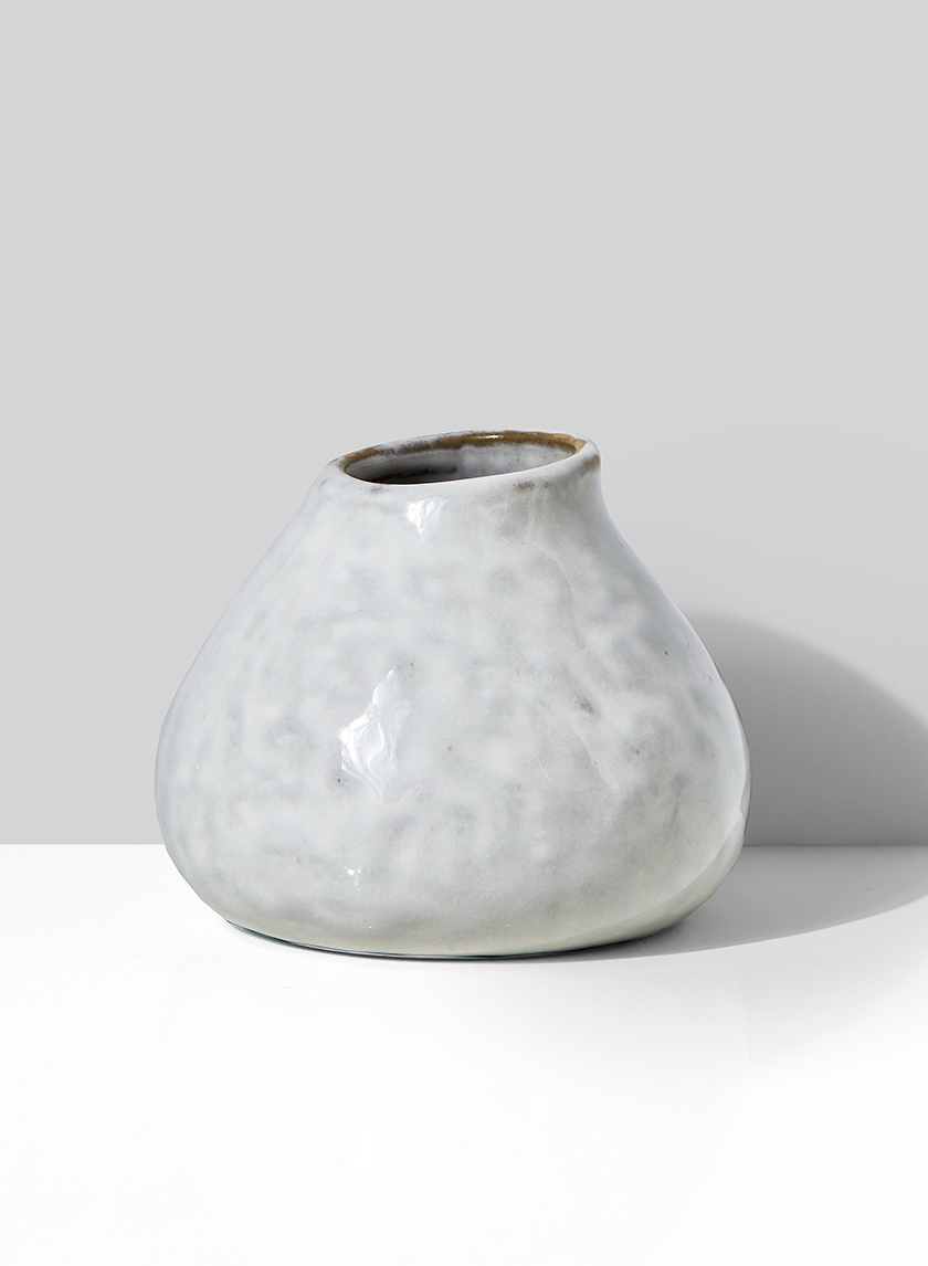 Mini Glazed Ceramic Bud Vase, Set of 4