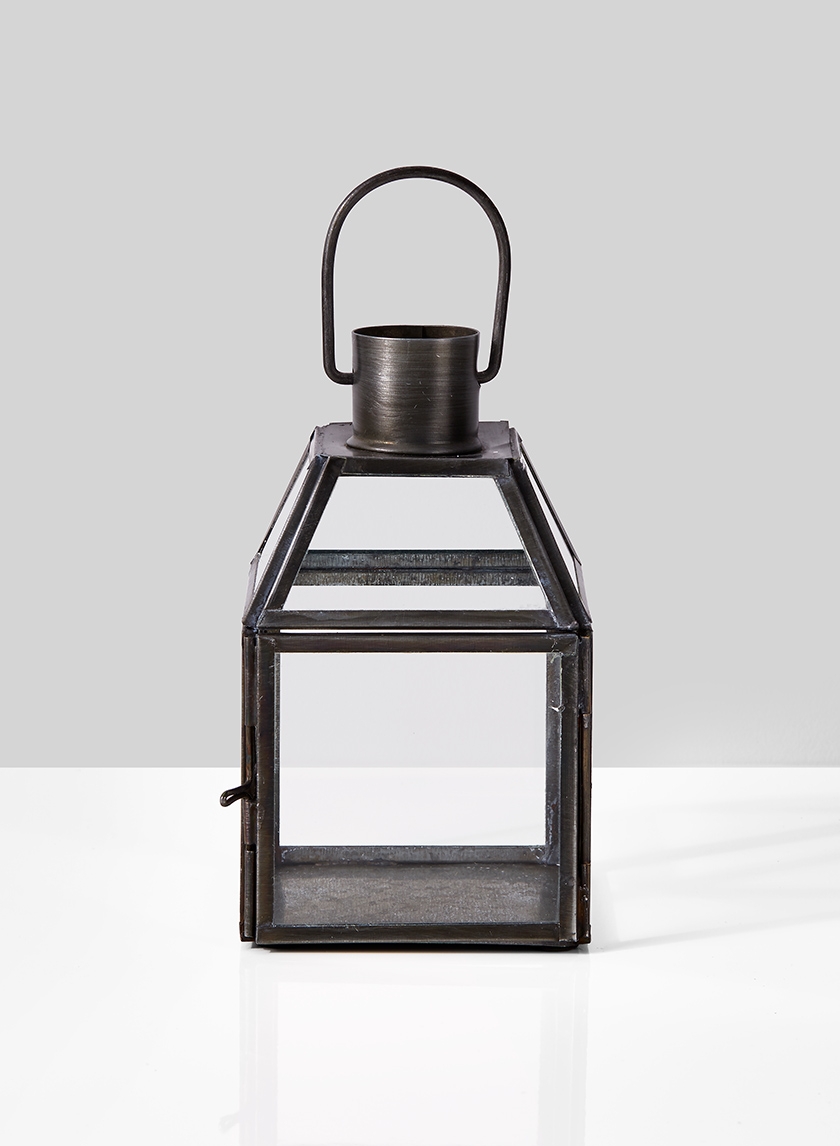 antique zinc square lantern