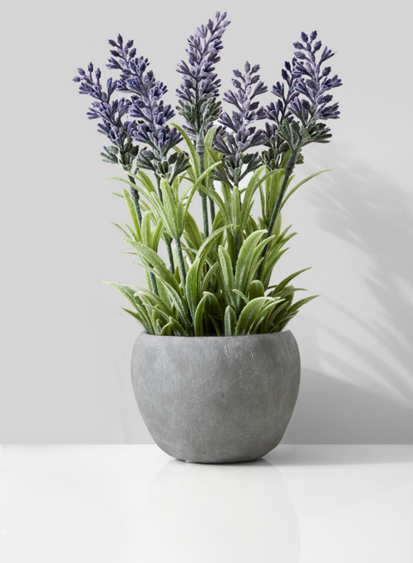Atelier 5 ¼in Cement Fishbowl Vase