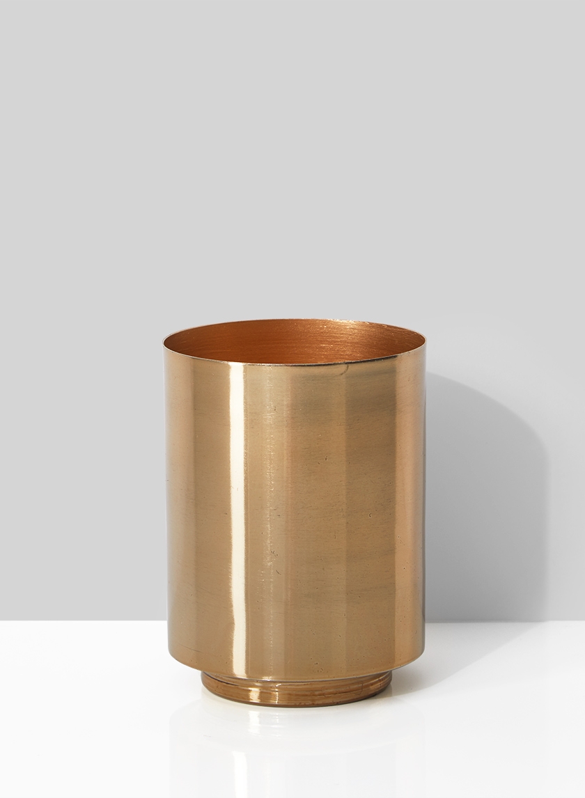 3 x 4 ¼in High Gold Vase