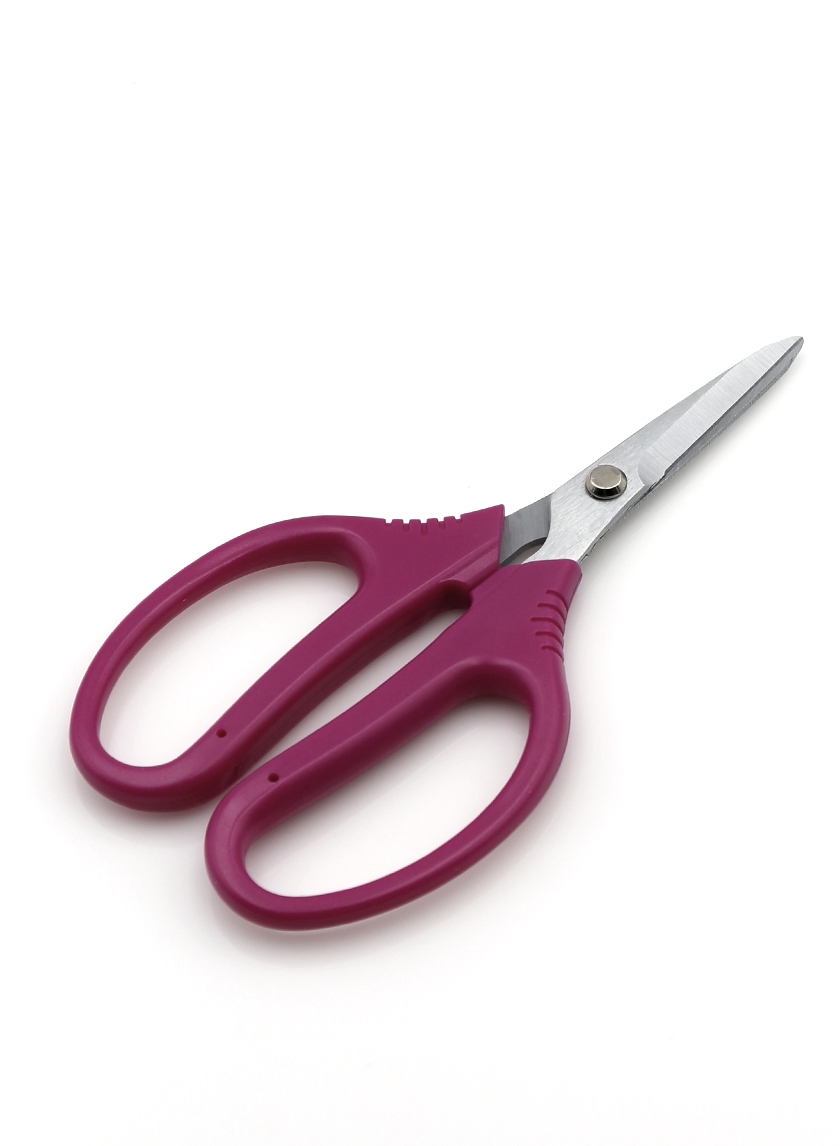 6 1/2in Purple Floral Scissor