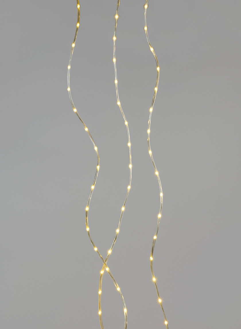 Flexible Naked Wire Tube String Light, 16 Ft Long