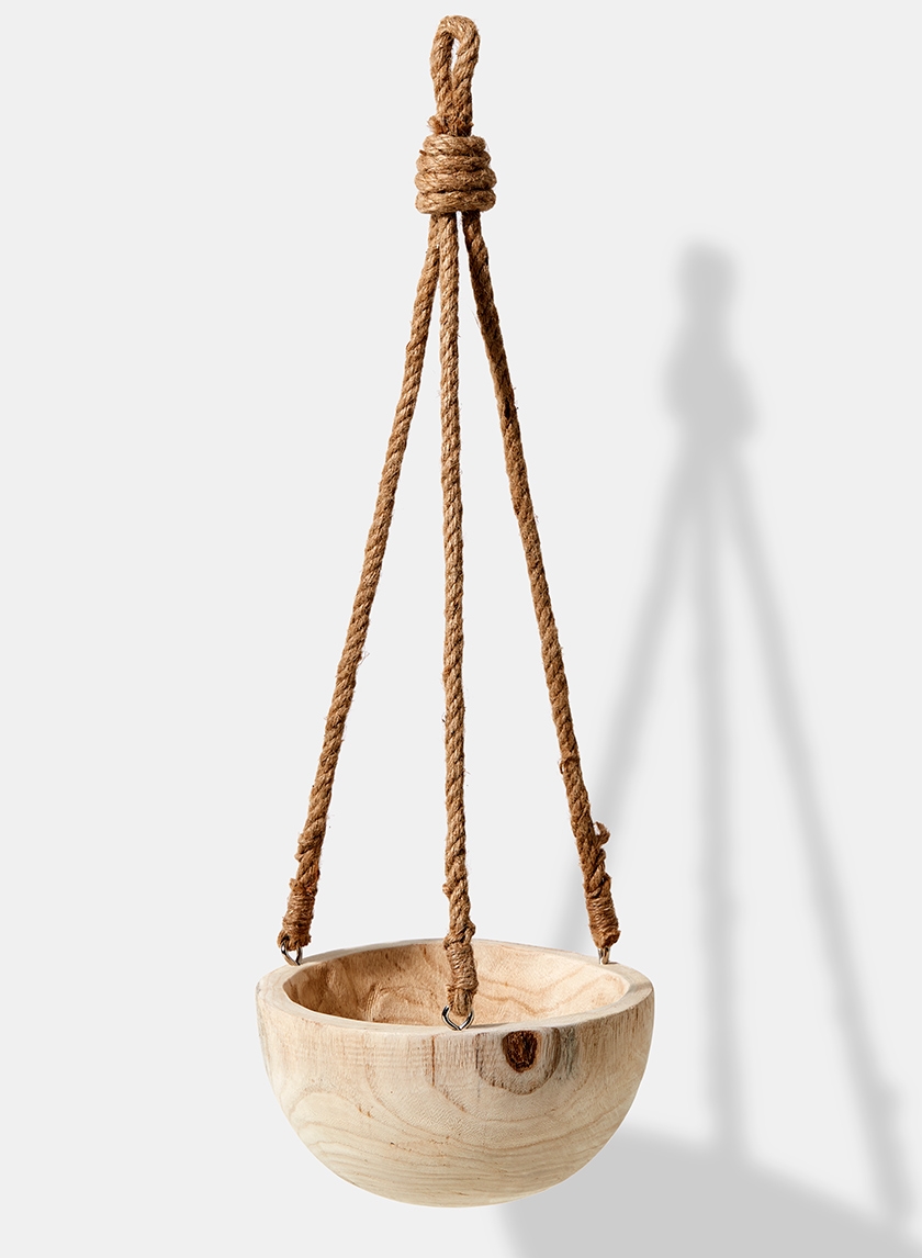 Hanging Paulownia Wood Bowl