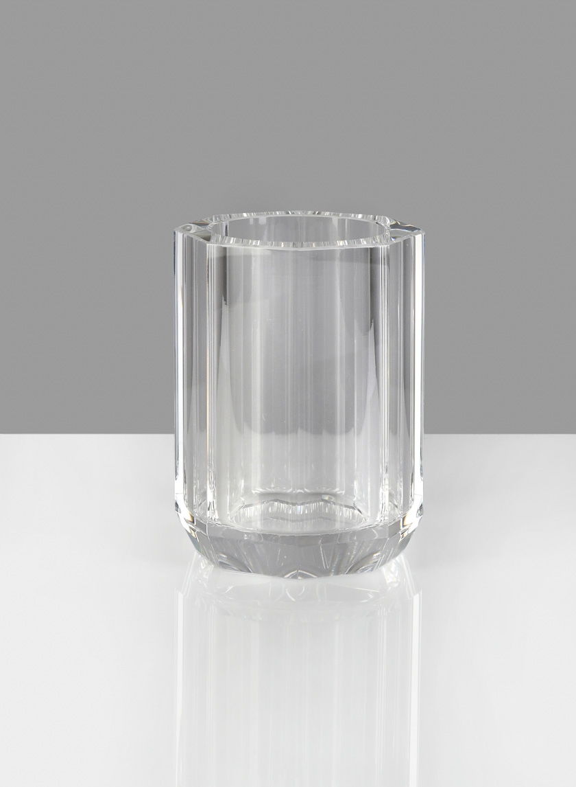 Octagon Crystal Vase