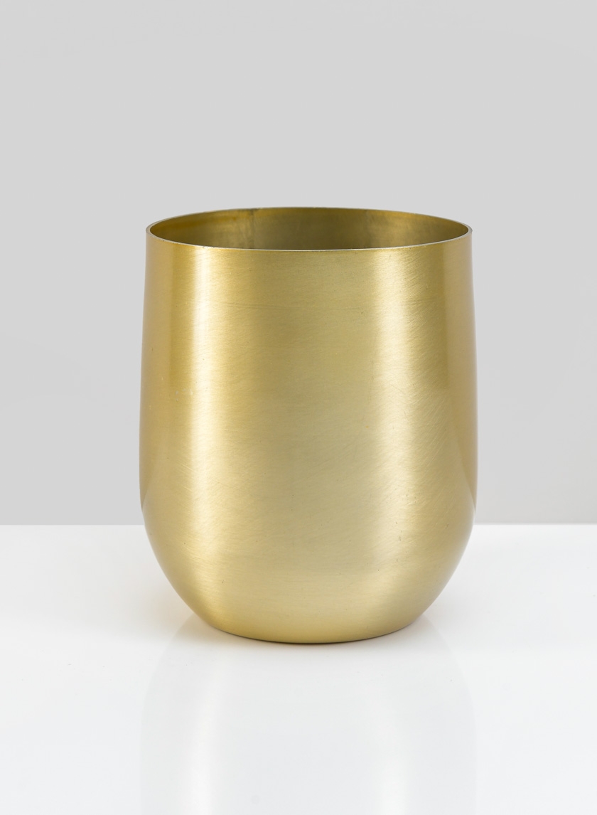 5in Ragha Brass Look Aluminium Pot