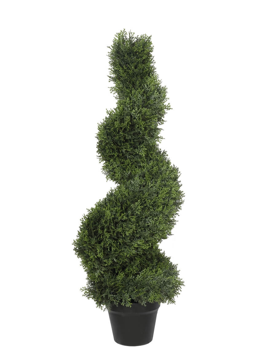 3ft Faux Cypress Spiral Tree