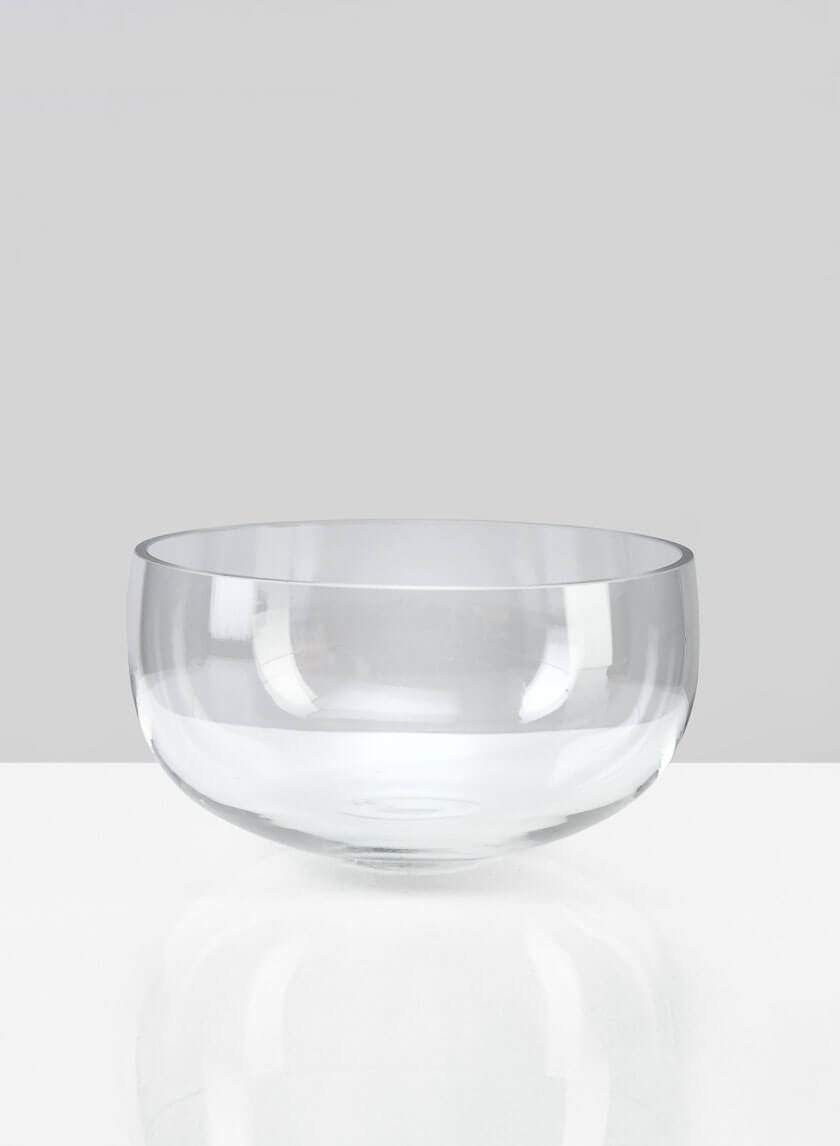 6 x 3in Clear Glass Bowl