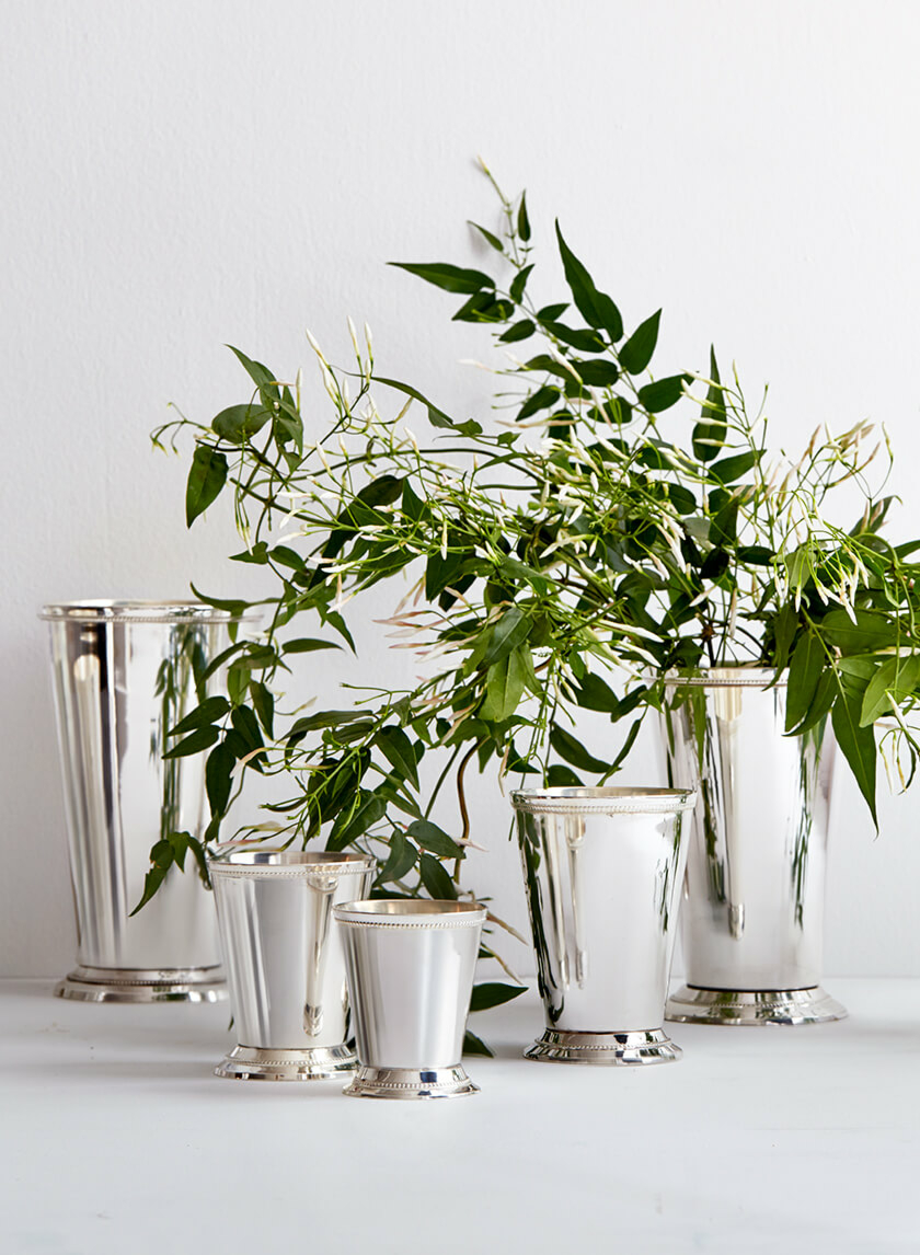 Silver Julep Cup Vases
