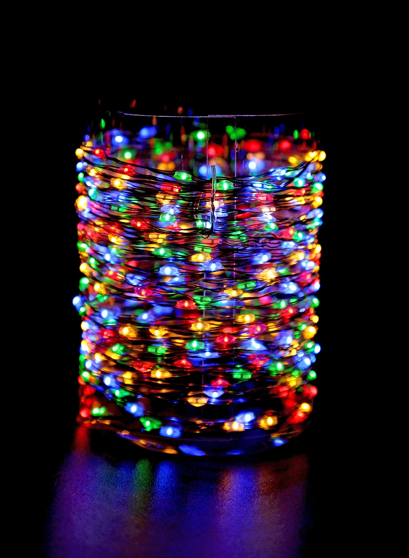 Multicolor Naked Wire L.E.D. Lights String