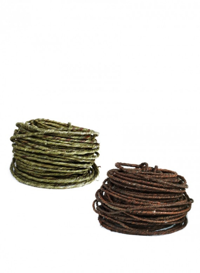 OASIS Green & Brown Rustic Wire 