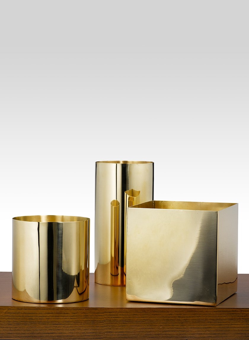 Gold Stainless Steel Cylinders