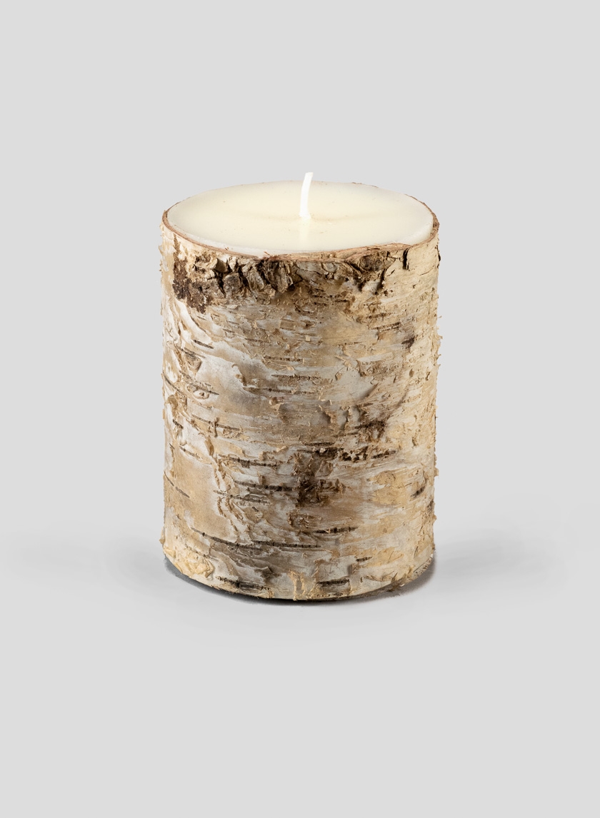 Wood Candle - Tree Bark Round Scented – BSEID