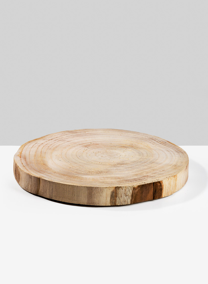 12in Paulownia Wood Trunk Slice