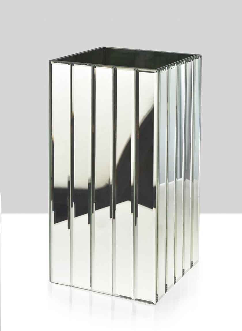 Mirror Strips Rectangle & Square Vase