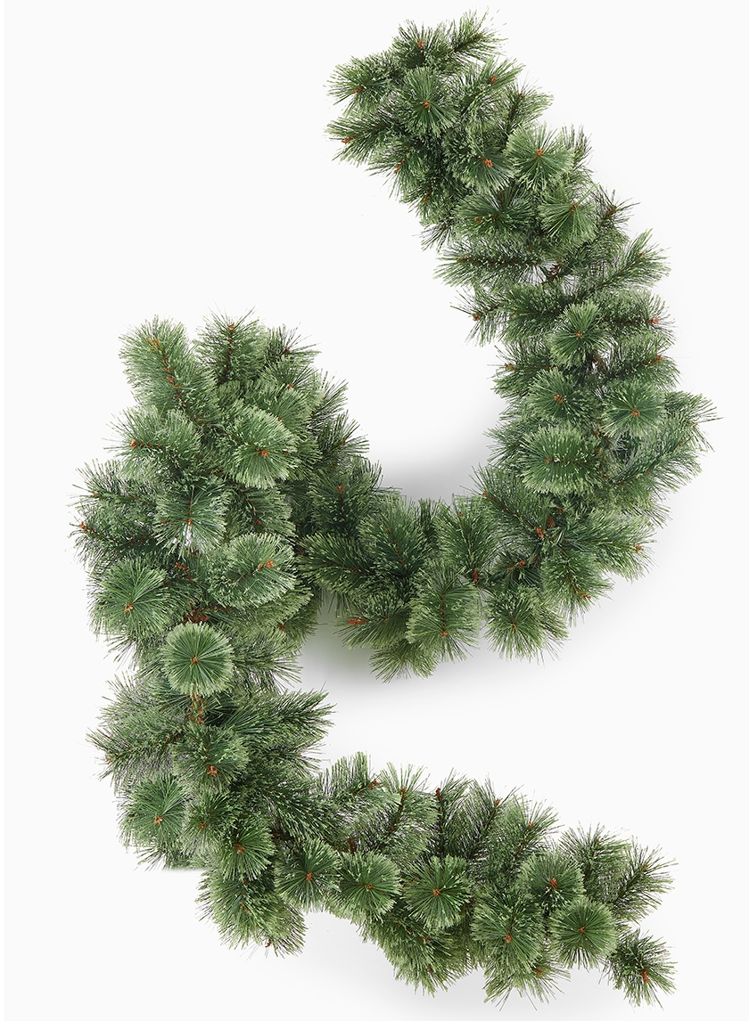 artificial mugo pine conifer holiday garland