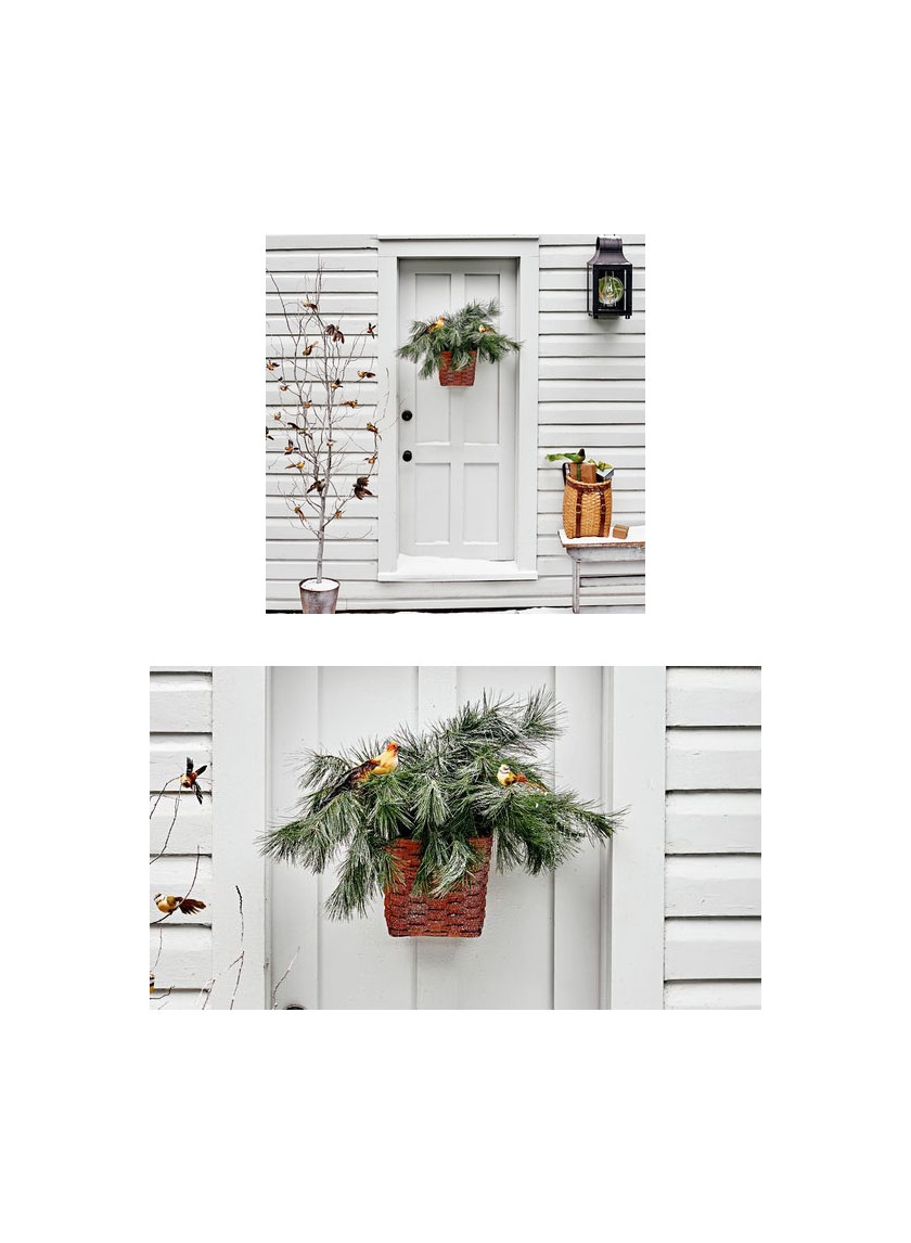 christmas diy front door crafts from martha stewart living