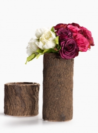 6in Tree Bark Vase