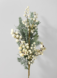 White Berry & Mixed Blue Fir Pick