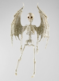 16in Hanging Skeleton Angel