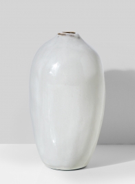 5 ½in White Glazed Potter's Bud Vase, Set of 4