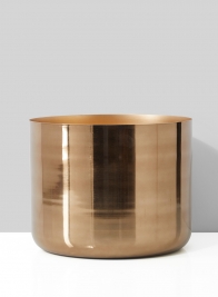 11 x 9in Gold Planter Vase