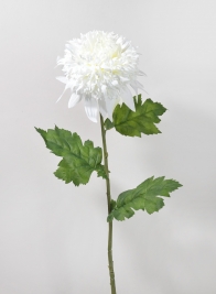 29 1/2in White Chrysanthemum Spray