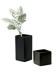 3in & 6in Matte Black Ceramic Square