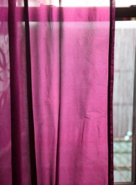 90 & 102in Pink Organza Curtain Panel