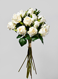 A Dozen Cream Roses Bouquet