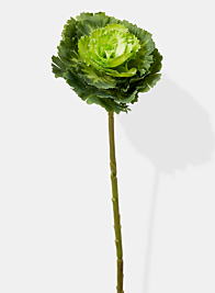 15in Green Ornamental Cabbage Pick