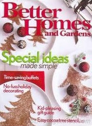 better homes and gardens december 2005