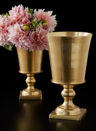 Gold Pedestal Urns