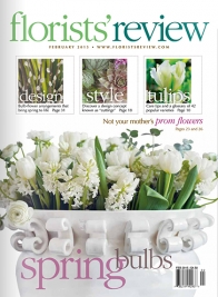 florists review february 2015 cover spring bulbs