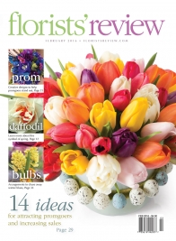 florists review february 2016 spring tulip easter floral arrangement
