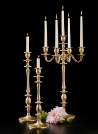 Gold Candelabra & Candlesticks