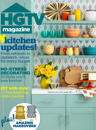 HGTV Magazine November 2015 cover