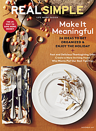 real simple magazine november 2017 cover