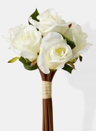 White Forever Rose Bouquet