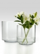 10 x 10- & 12 x 12-inch Round Glass Vase with Raised Bottom