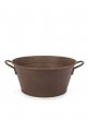 Copper Rust Zinc Oval Bucket