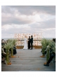 Montauk outdoor wedding ceremony