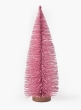 Pink Frost Glittered Tabletop Christmas Tree