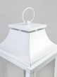 25in White Hampton Lantern