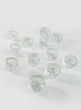 Clear Pleated Tealight Holder, Set of 12