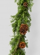 Cypress Garland With Pine Cones